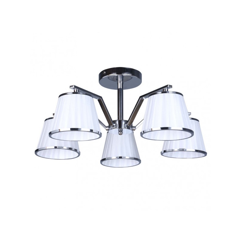 Lámpara Trebol cromo 5 x E14 Fabrilamp